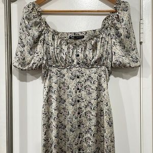 Zara Silk floral Dress